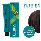 Yuthika Professional Creme Hair Colour - Copper Mahogany Brown | Grocsy