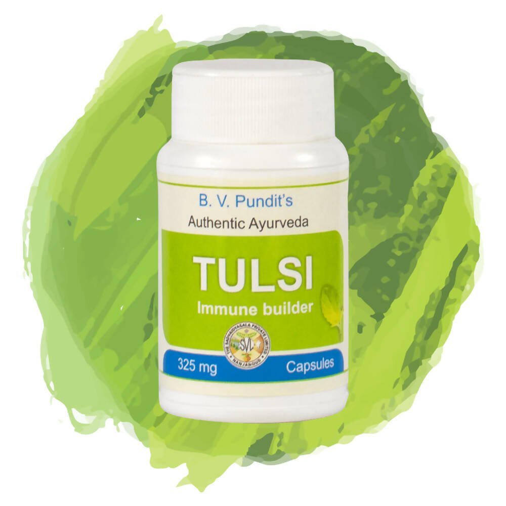 B V Pundit's Tulsi Capsules | Grocsy