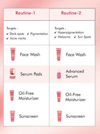 mCaffeine Clear Glow 1% Kojic Acid Daily Brightening Face Wash For Dark Spots & Pigmentation | Grocsy