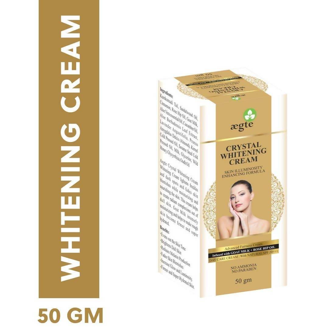 Aegte Crystal Whitening Cream Skin Illuminosity Enhancing Formula | Grocsy