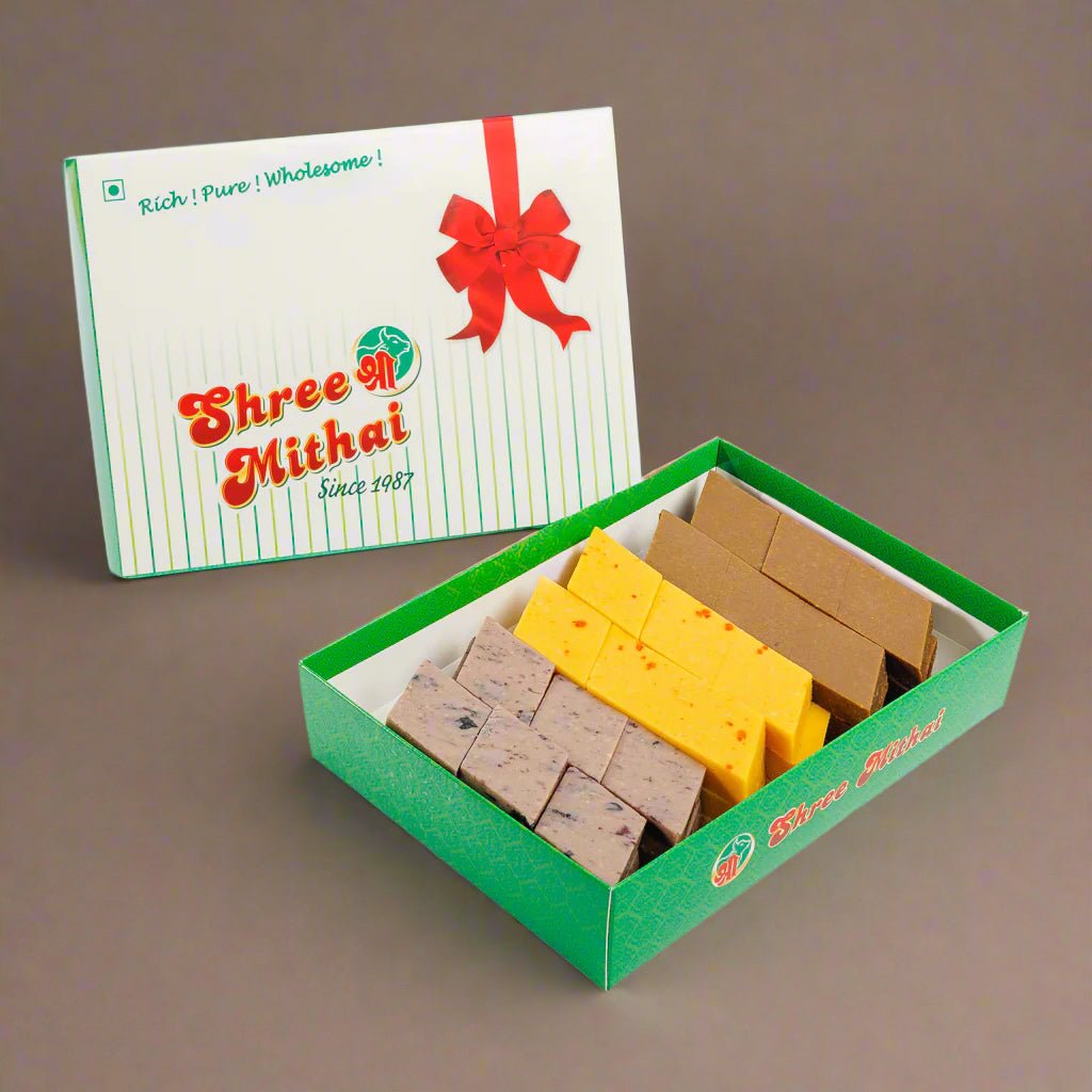 Shree Mithai Kaju Katli Trio | Grocsy