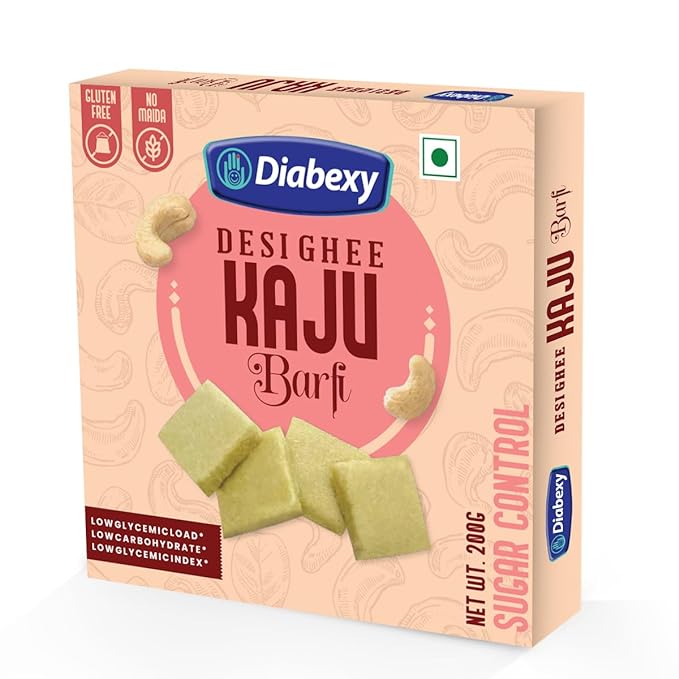 Diabexy Desi Ghee Kaju Barfi | Grocsy