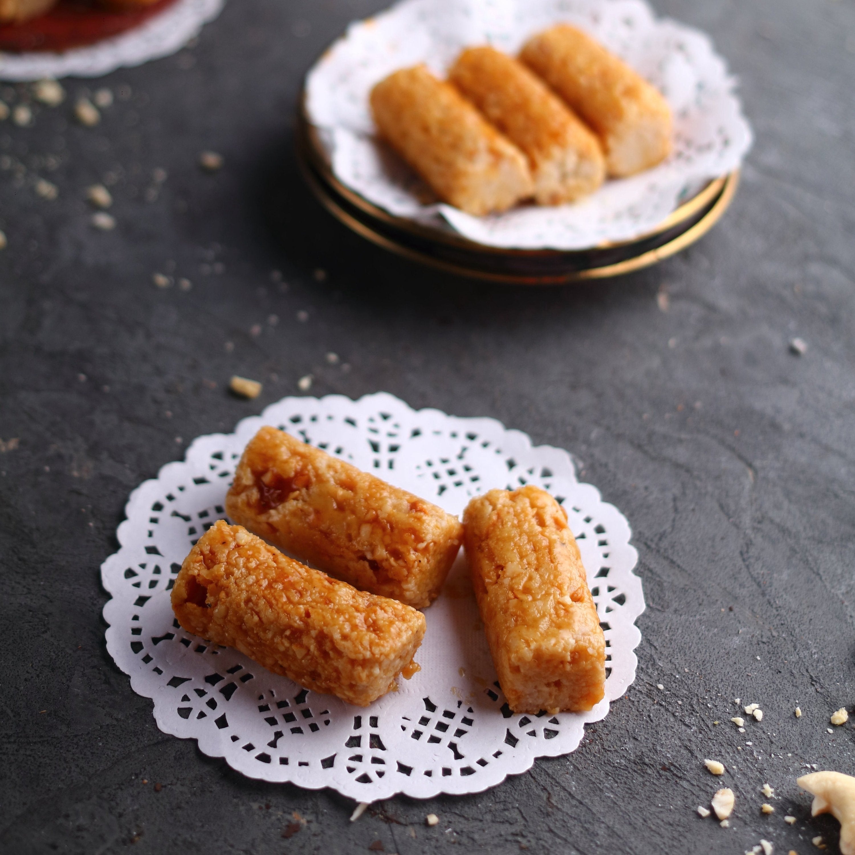 Almond House Kaju Butterscotch Roll | Grocsy