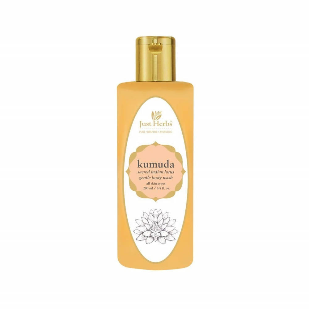 Just Herbs Kumuda Sacred Indian Lotus Gentle Body Wash | Grocsy