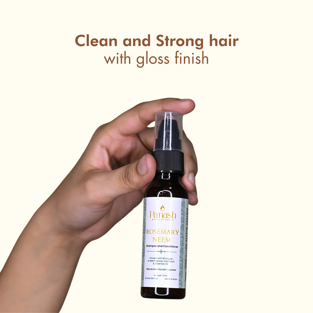 Panash Rosemary Neem Shampoo & Conditioner | Grocsy