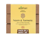 Azafran Active Botanicals Neem & Turmeric Skin Clearing Bath Bar | Grocsy