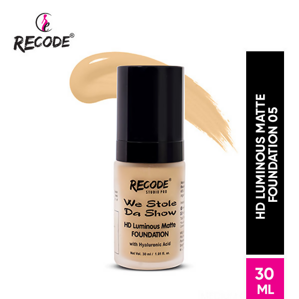 Recode HD Luminous Matte Foundation - 05 Aryavarta | Grocsy