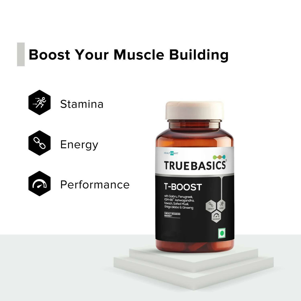TrueBasics T-Boost Tablets for Men | Grocsy