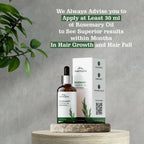 Aravi Organic Rosemary Essential Oil for Hair Growth, Anti Hair Fall | Grocsy