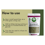 Go Vegan Rosemary Dried Leaves For Hair Growth | Grocsy
