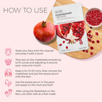 The Face Shop Real Nature Pomegranate Face Mask - Korean Skincare | Grocsy
