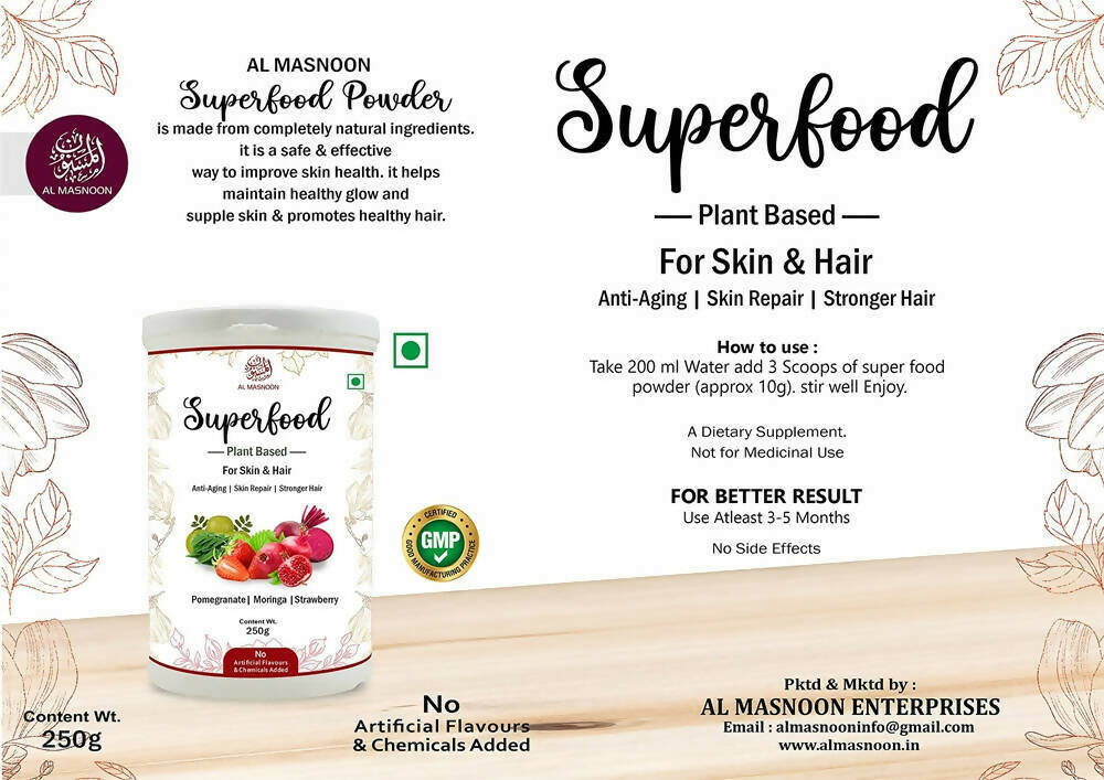 Al Masnoon Super Food Plant-Based Powder | Grocsy