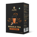 Auric Kadak Moringa Masala Tea - Black Tea from Assam & Darjeeling with Real Spices (Cardamom, Ginger, Black Pepper) | Grocsy