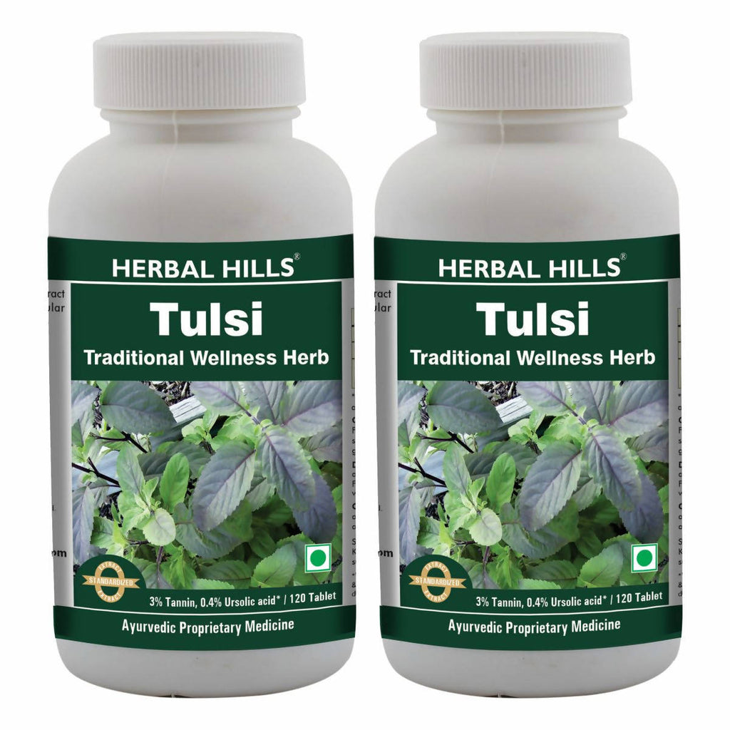 Herbal Hills Tulsi Traditional Wellness Herb Tablets | Grocsy