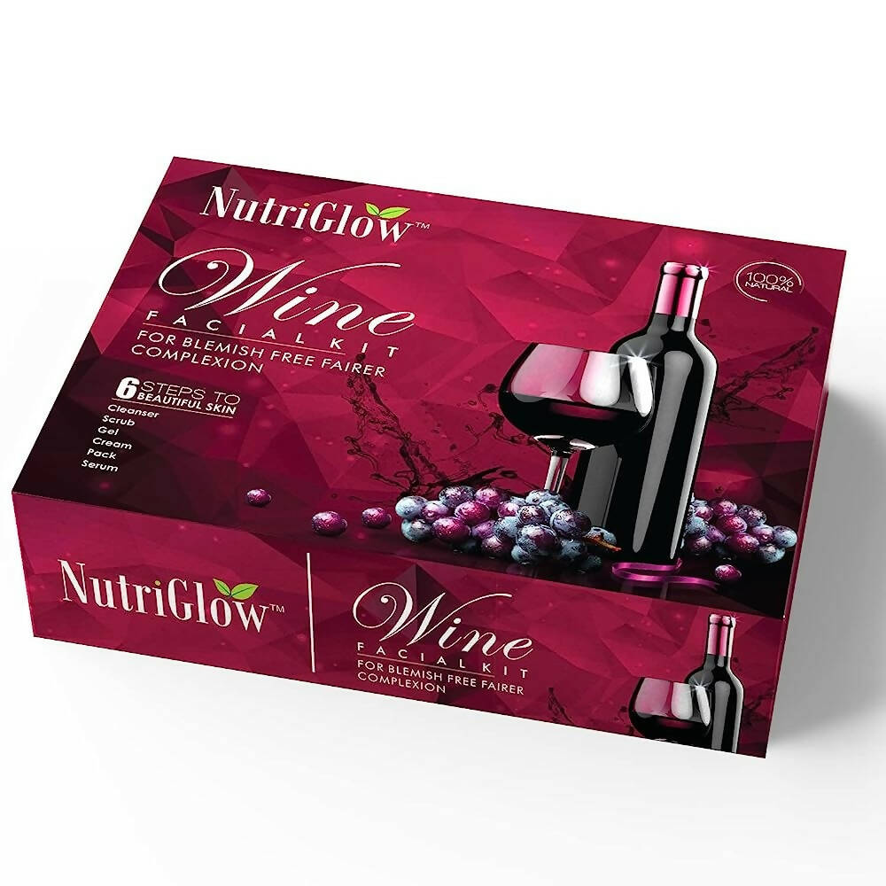 NutriGlow Wine Facial Kit | Grocsy