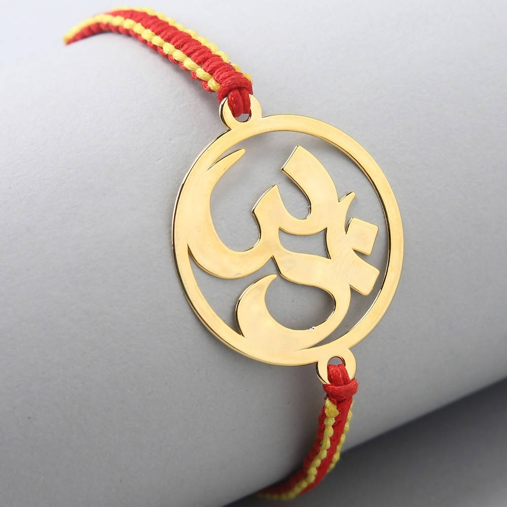 Ethnic Om Metal Rakhi & Cadbury 5 Star Chocolates | Grocsy