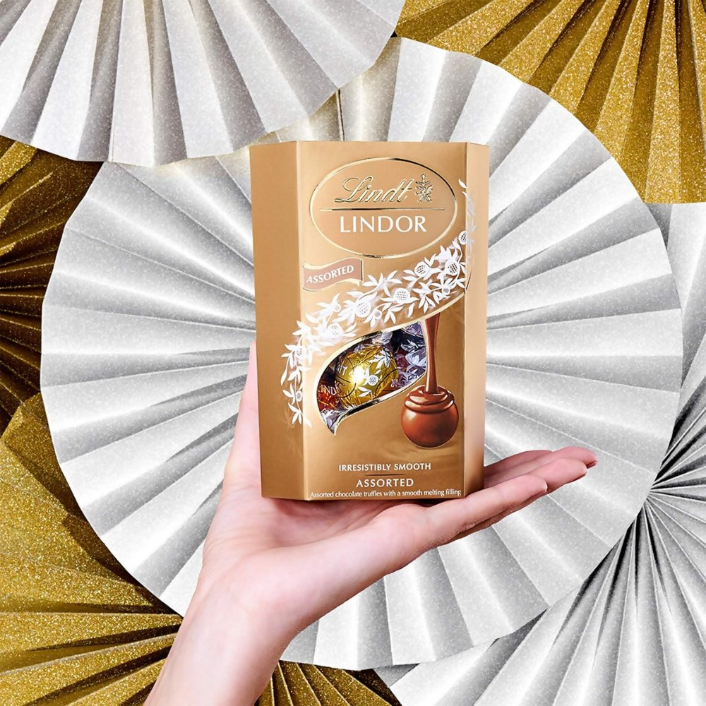 Lindt Lindor Assorted Chocolate Truffle Gift Box | Grocsy