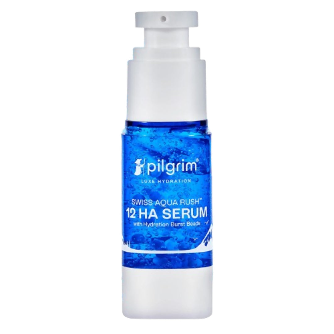 Pilgrim Swiss Aqua Rush 12 HA Serum with Hydration Burst Beads | Grocsy