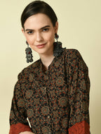 Myshka Women's Multi A-Line Printed Kurta | Grocsy