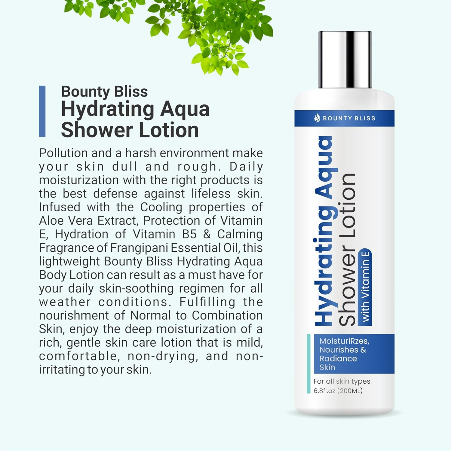 Bounty Bliss Hydrating Aqua Shower Lotion - Nourishing Moisture | Grocsy