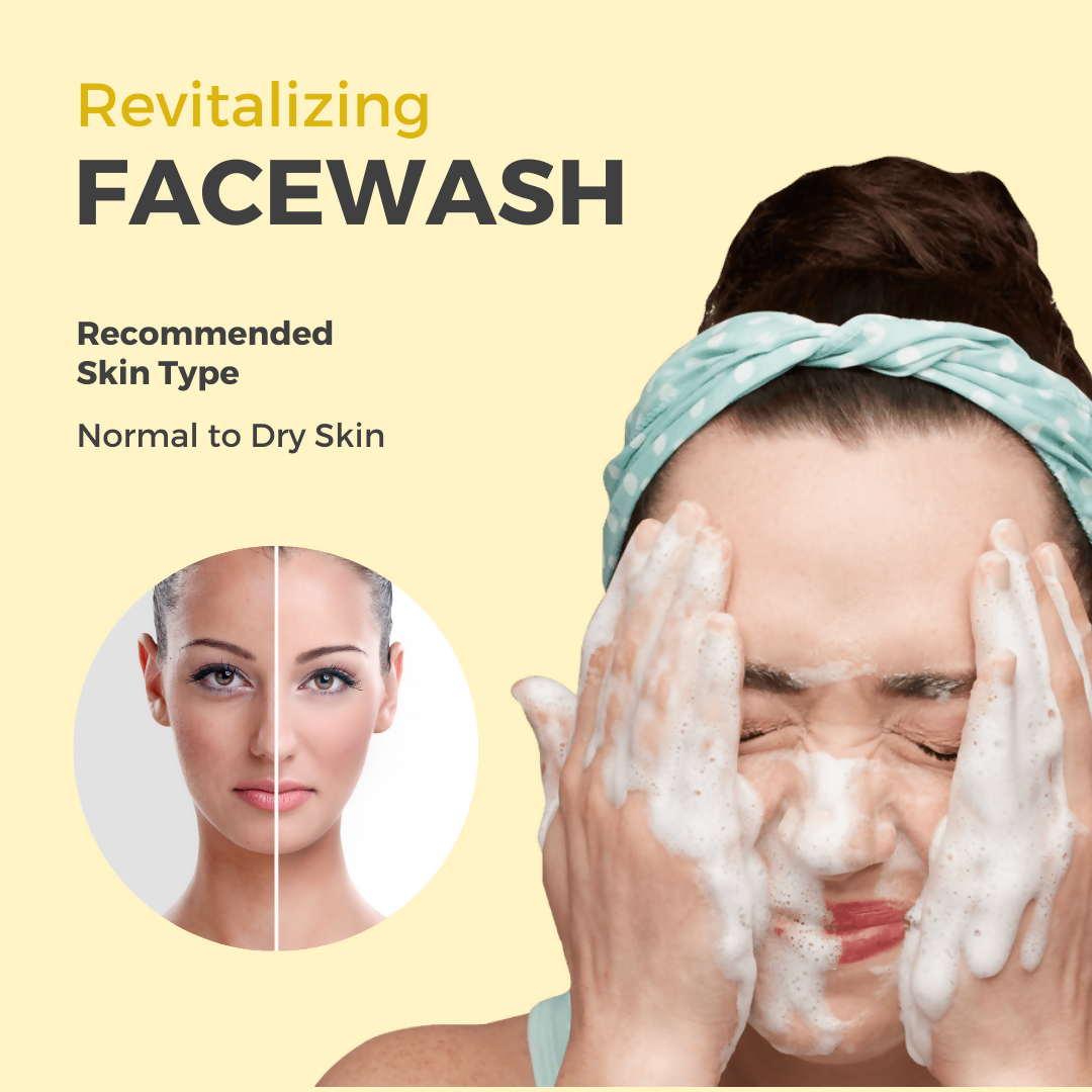Prisa Organics Turmeric & Aloevera Revitalizing Face Wash | Grocsy