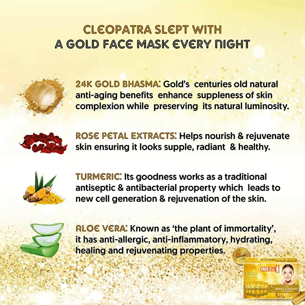 VLCC Gold Facial Kit | Grocsy