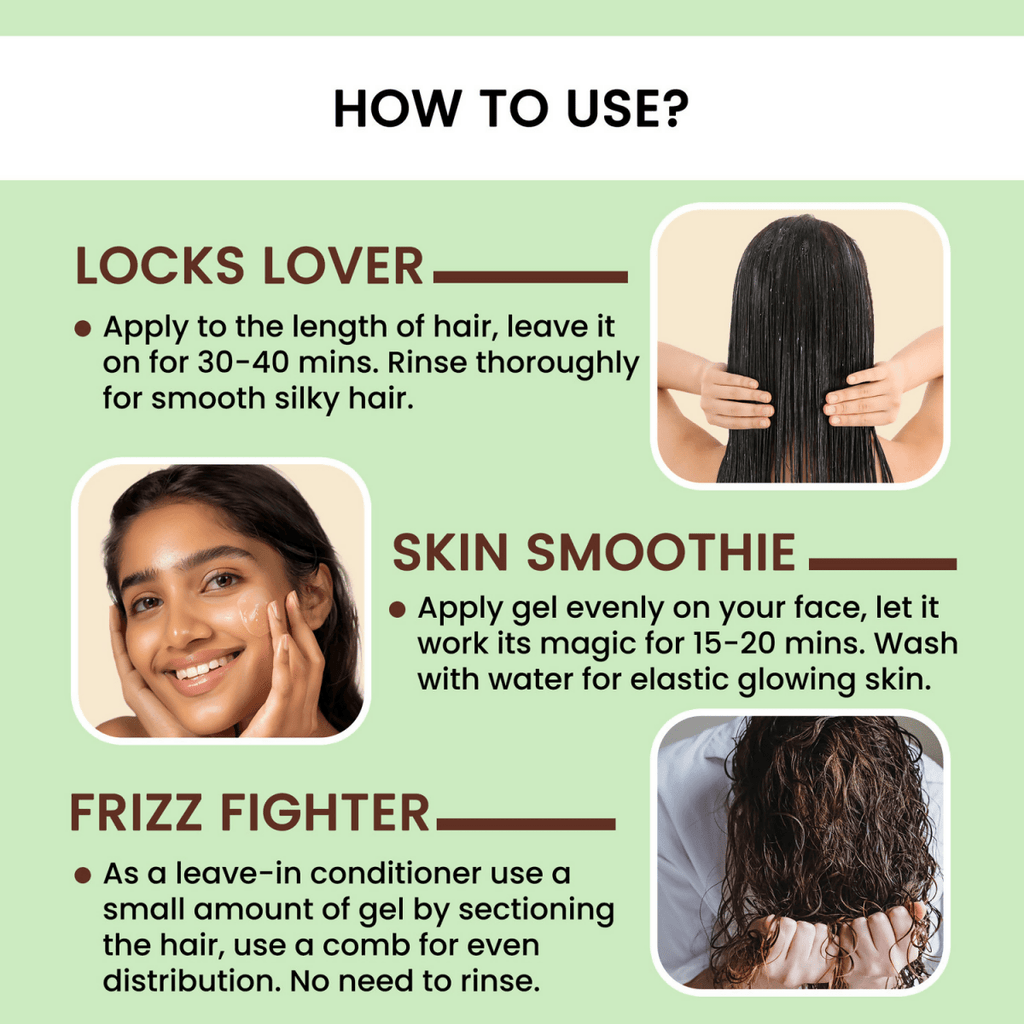 Alps Goodness Flaxseed Gel For Hair & Skin | Grocsy