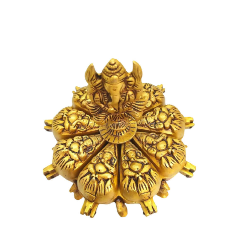 Tamas Handcrafted Brass Kumkum Box | Grocsy