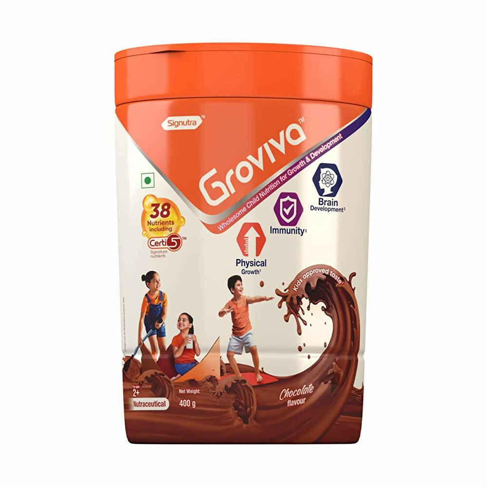 Groviva Wholesome Child Nutrition for Growth & Development-Chocolate | Grocsy