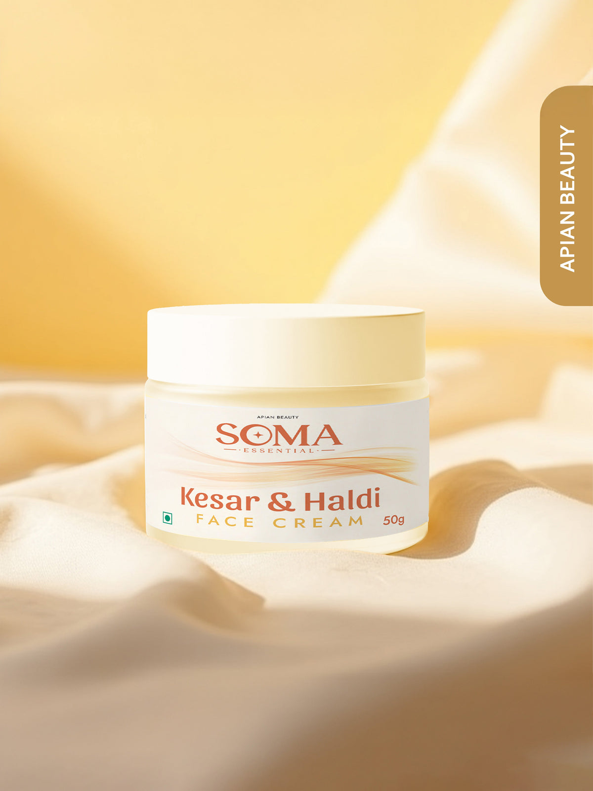 Soma Essential Barrier Protection Day Cream With Beeswax, Haldi And Kesar | Grocsy