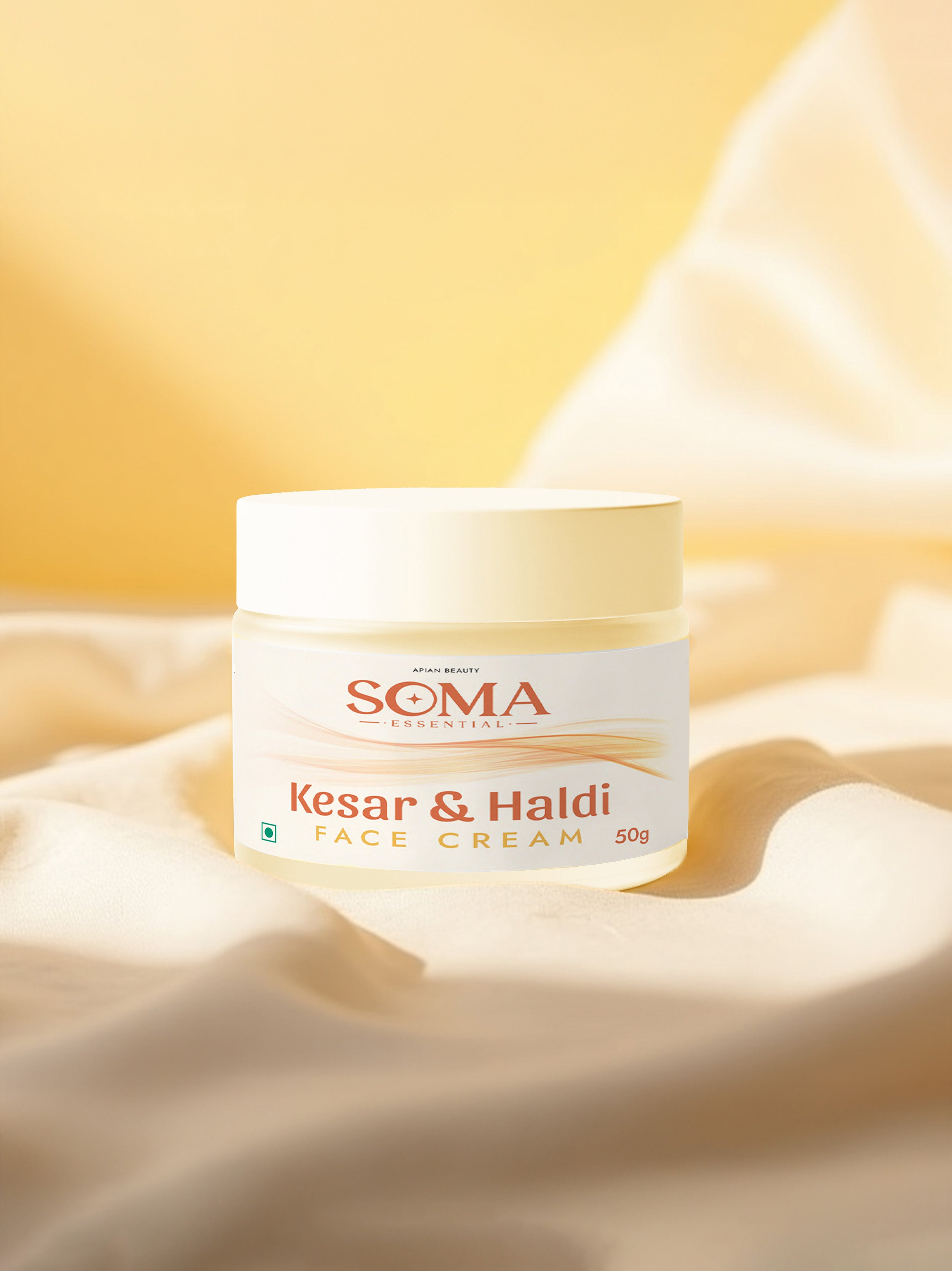 Soma Essential Barrier Protection Day Cream With Beeswax, Haldi And Kesar | Grocsy