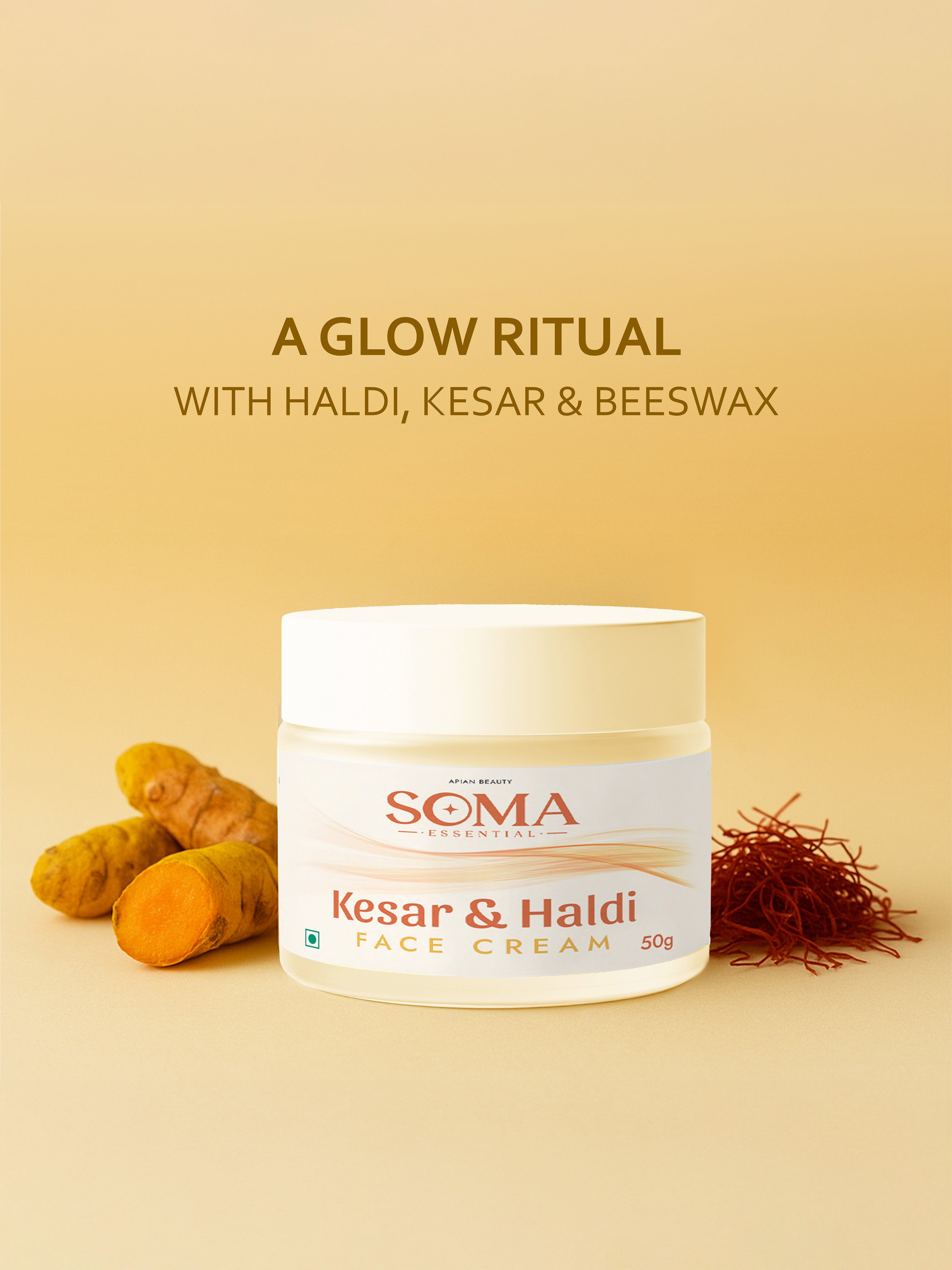 Soma Essential Apian Beauty Ritual- 3 step Skin Care Kit For AM & PM Routine | Grocsy