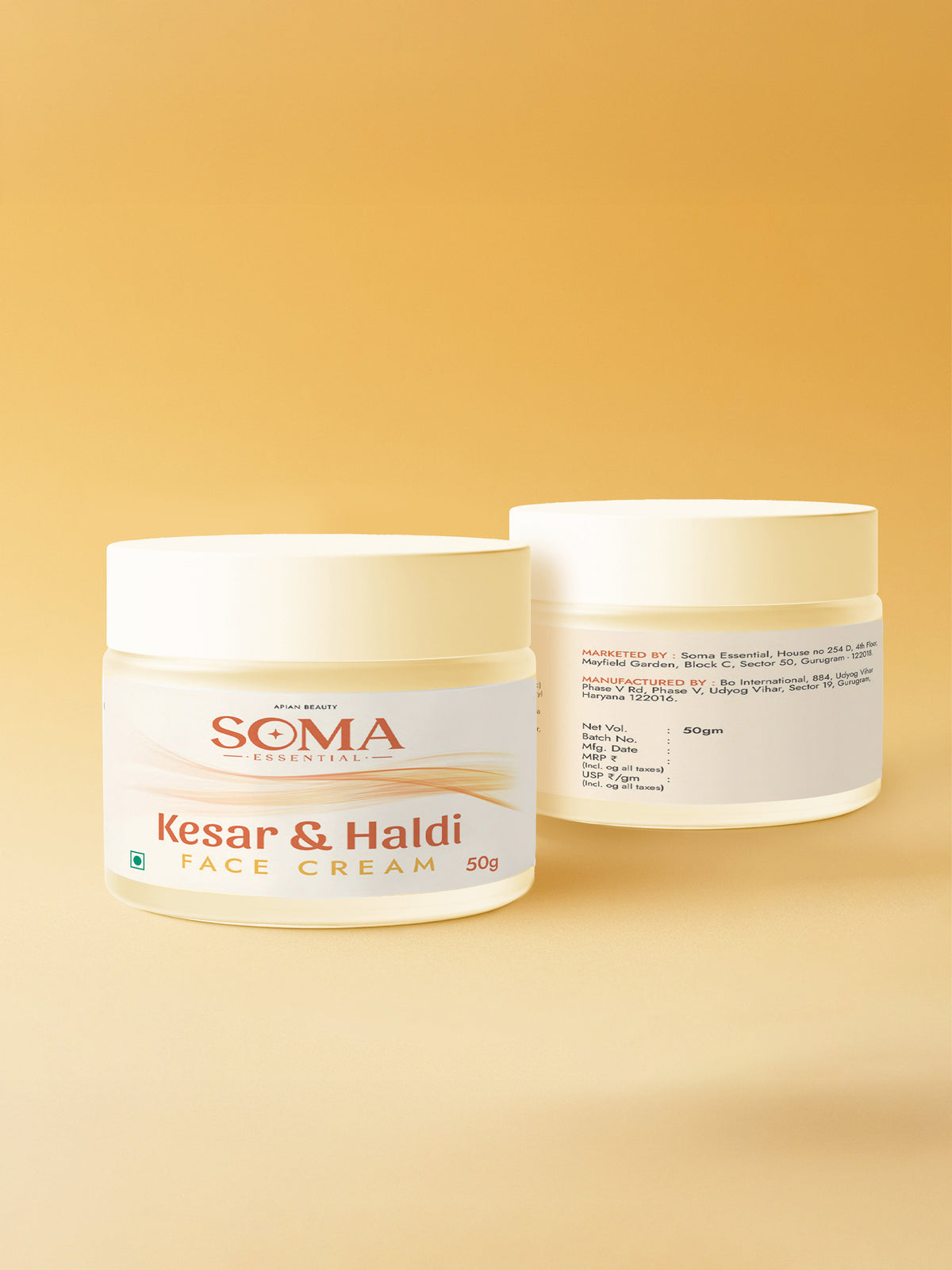 Soma Essential Barrier Protection Day Cream With Beeswax, Haldi And Kesar | Grocsy