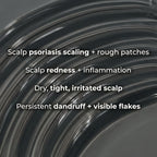 VedicDerm Plasma Bamboo Charcoal Shampoo for Psoriasis & Sensitive Scalp | Grocsy