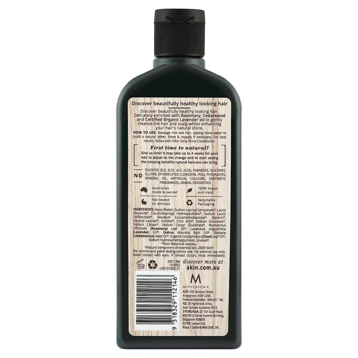 Akin Rosemary Daily Shine Shampoo | Grocsy