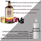 Wishcare Onion Ginger Shampoo | Grocsy
