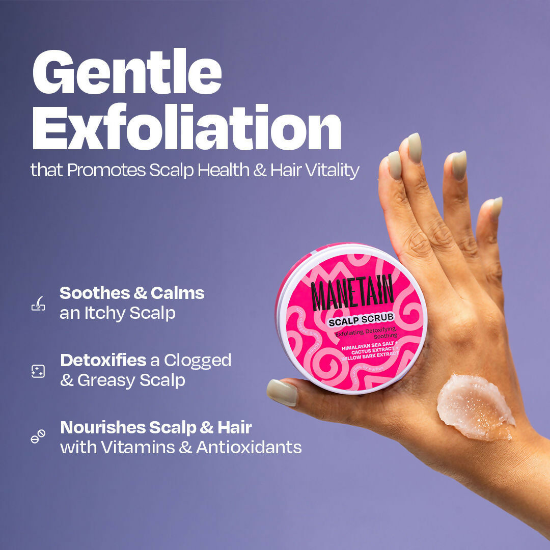 Manetain Scalp Scrub for Oily & Greasy Scalp & Hair | Grocsy