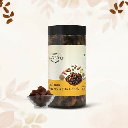 Farm Naturelle Chatpata Jaggery Amla Candy - Tangy | Grocsy