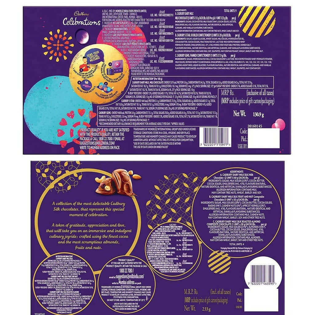 Cadbury Celebrations Combo | Grocsy