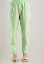 Vamika Printed Cotton Green Party Wear/Casual Wear Kurta Set/Suit | Grocsy