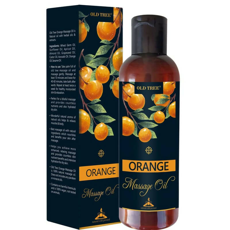 Old Tree Orange Body Massage Oil | Grocsy