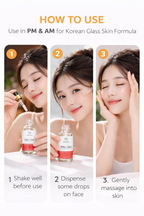 Milky Moon Glow Face Serum, Korean Glass Skin Glowing Effect, Brightens Skin, Deep Hydration | Grocsy