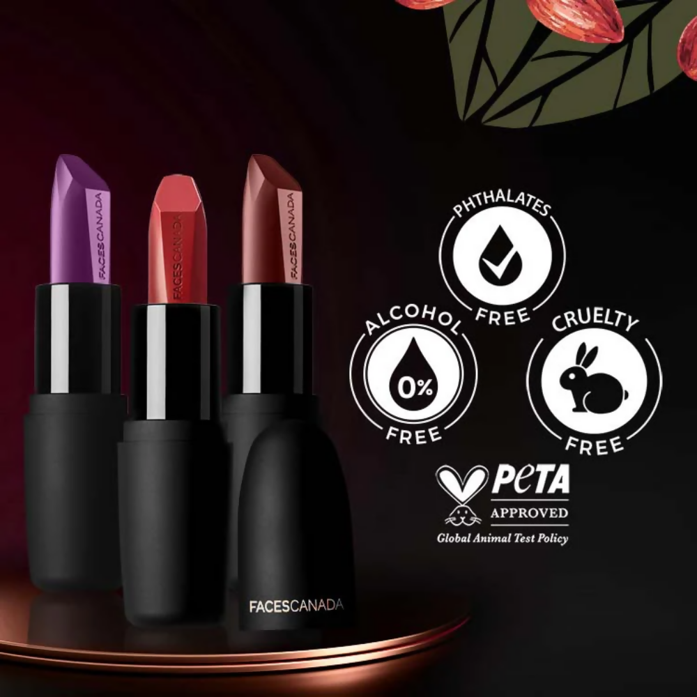 Faces Canada Weightless Matte Finish Lipstick - Brown Ashes 25 | Grocsy