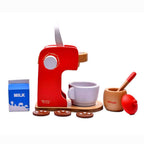 Nesta Toys Wooden Coffee Maker Toy - Multicolor | Grocsy