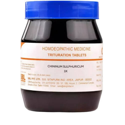 SBL Homeopathy Chininum Sulphuricum Trituration Tablets | Grocsy