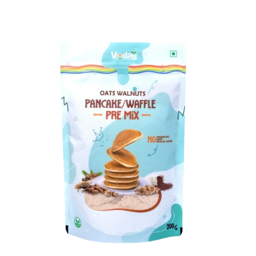Vedas Kitchen Oats Walnuts Waffle/Pancake Premix | Grocsy