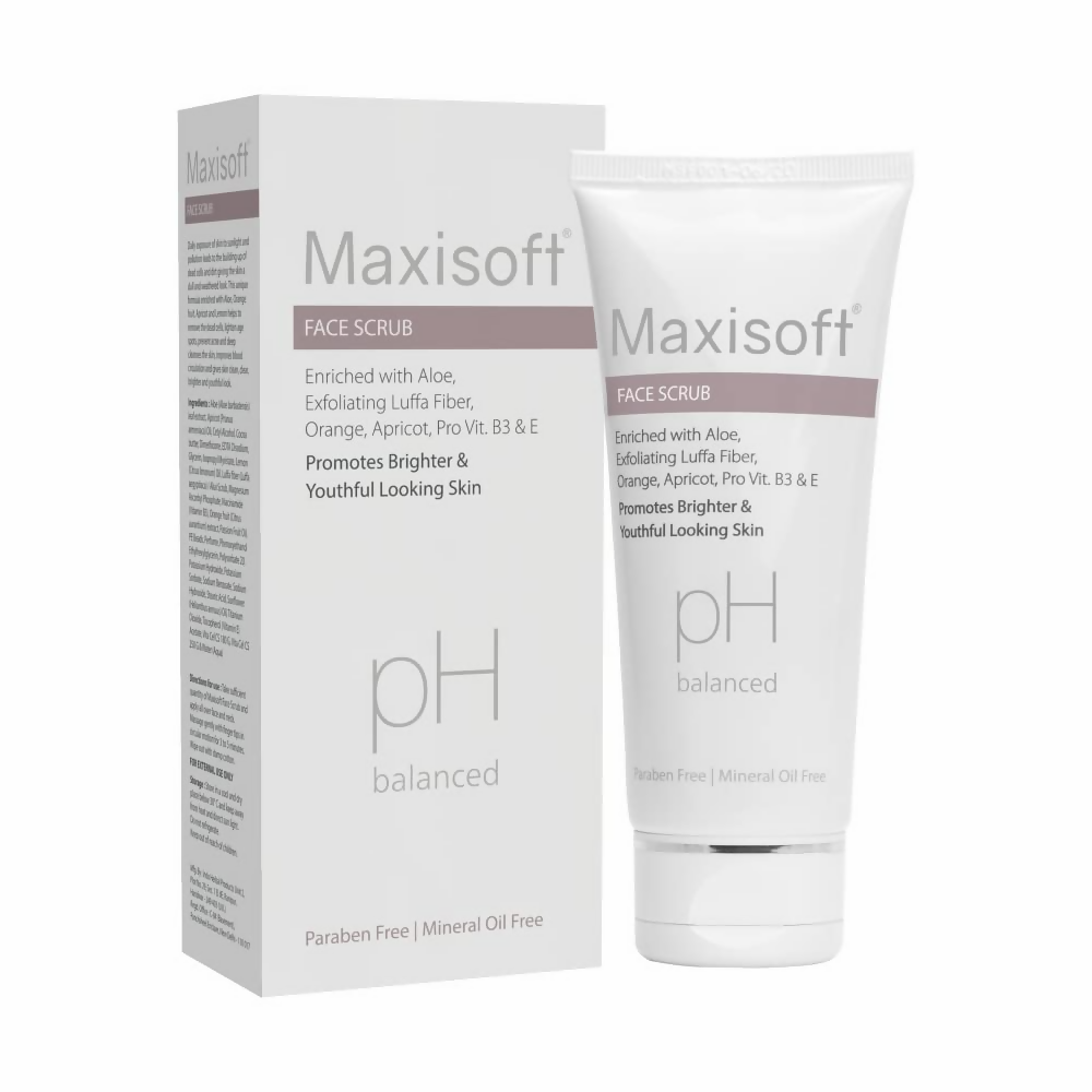Maxisoft Face Scrub Tan Removal Exfoliating Scrub | Grocsy