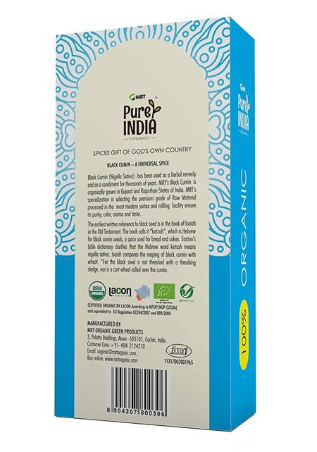 MRT Organic Pure India Black Cumin Seed | Grocsy