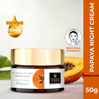 Good Vibes Papaya Even Skin Tone Night Cream with Power of Serum - Nourishes and Brightens the Skin Overnight | Grocsy