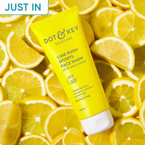 Dot & Key Lime Rush Sports Face Wash | Grocsy